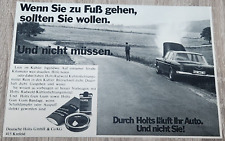 1. Deutsche Holts GmbH & Co KG Gun Gum Werbeanzeige Werbung Reklame 1971