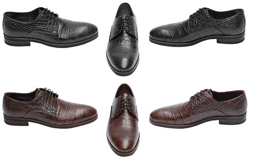 Kroko optik herrenschuhe - kroko,