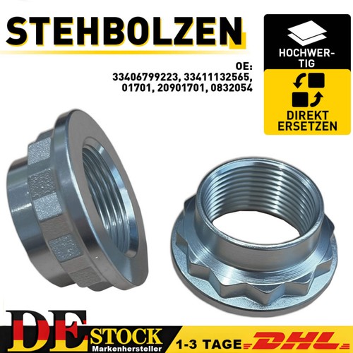 Achsmutter antriebswelle - 2x,