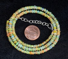 äthiopische opal halskette - opal,