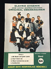Noten - Slavko Avsenik - Original Oberkrainer -  Band 64 - Akkordeon