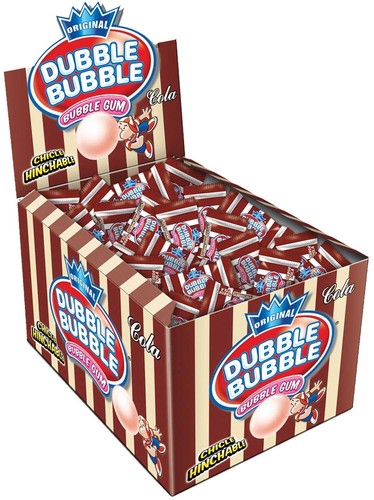 Dubble bubble gum - bubble, cola