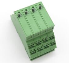 4x Koppelbaustein BTR KRA-S-F8/21 Koppelrelais Coupling Relay 1W 1CO 24V AC/DC