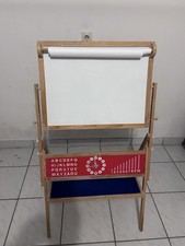 Kindertafel 2-in-1, Standtafel mit Zeichenpapier, Stehtafel, Spieltafel