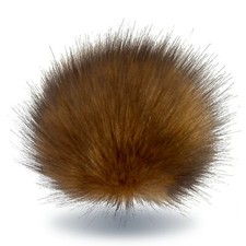 Kunstfell bommel mit - kunstfell,