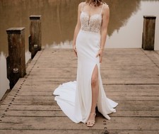 Hochzeitskleid Fit n Flair Rosa Clara Gr. 38