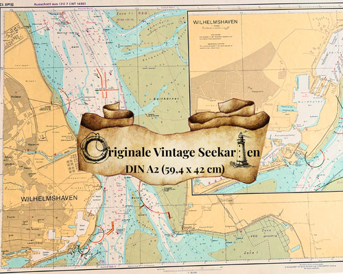 Originale vintage seekarten - originale,