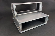 Profi Tour Case silber Doppel CD-Player Koffer 19"/3 HE für z.B. DN-2500F #38172