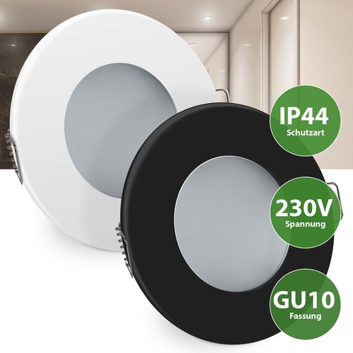 Led einbaustrahler 230v gu10 - led,