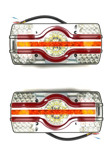 Neon led rückleuchte mit 6 - rückleuchte,