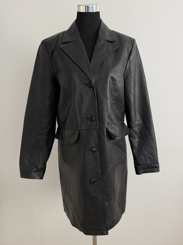 Damen echtleder ledermantel - damen,