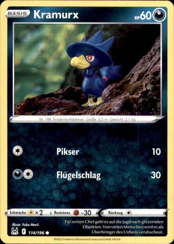 Pokemon 114 196 - 114/196, kramurx