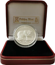 1 Crown Krone Isle of Man 1999 PP Proof Britisch Kurzhaar Katze Cat Silber 1 Oz