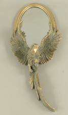 Wandspiegel Papagei Antik Barock Gold Rokoko Stil Prunk Spiegel Edel Luxus NEU