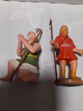 Krippenfiguren Figuren Hirten Schäfer Weihnachten Selten Rar Antik