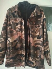 Tolle Outdoorjacke v. VOLCOM, Camouflage mit rosa, XL, wasserfest