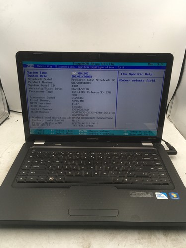 Compaq presario cq62 boots - -,