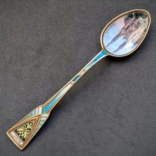 Löffel 800 Silber vergoldet