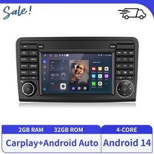 Android 14 Autoradio Für Mercedes-Benz ML-W164 ML500 GL-X164 G420 GPS Navi 2+32G