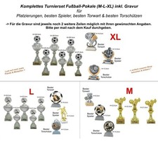 Fussball Pokale komplettes
