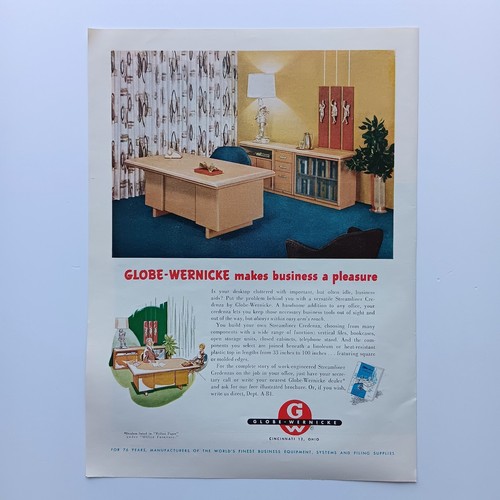 1958 globe wernicke business - globe,