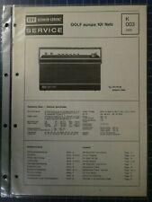 ITT Schaub Lorenz SERVICE GOLF europa 101 Netz K003 1970 H3312