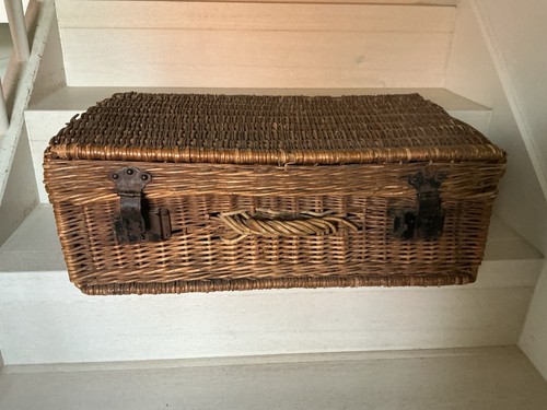 Alter korbkoffer korb shabby - korb,