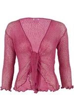 Damen Netzjäckchen Bolero 3/4