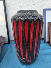Grosse Fat Lava Vase,Scheurich 70er Jahre 