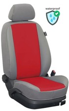 VW Golf 6 GTI / GTD / R32  Maß Sitzbezüge vorne Sportsitze: Kunstleder/rot/gra