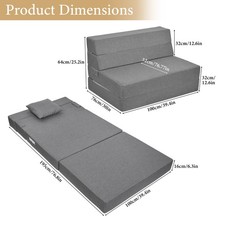 Bodensofa 3-in-1 Klappbar