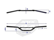 Renthal lenker r823 racer 22mm - racer,