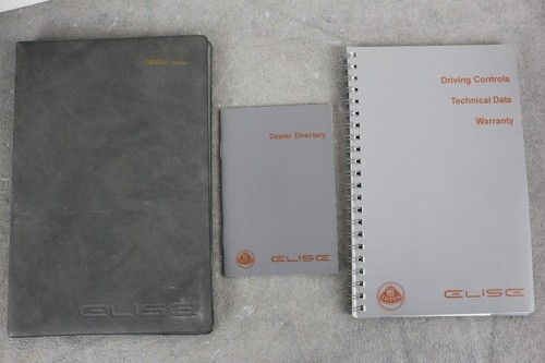 Lotus elise owner manual - elise, owner,s