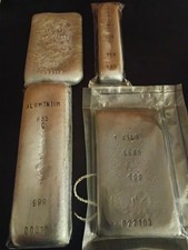 Set aus 1kg Bleibarren, 10 oz