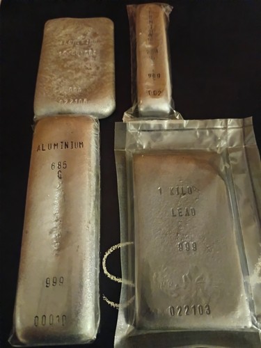 Set aus 1kg bleibarren oz - 1kg, bleibarren,