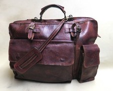 THE BRIDGE Businesstasche LEDERTASCHE Aktentasche LEDER Stabil  XXL Rarität 4238