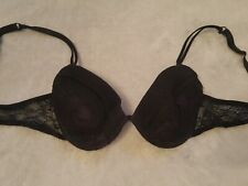 ? Hunkemöller Gr. 75 B Spitzen BH gefüttert schwarz lila Bügel Steif Dessous 36