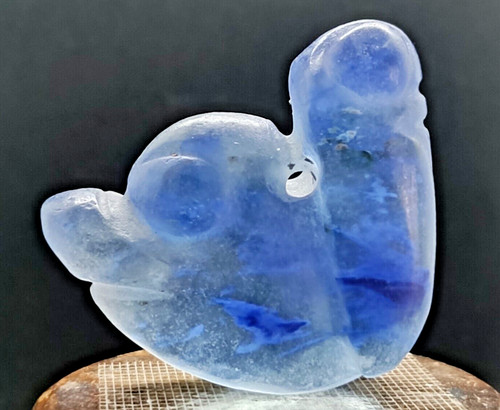 Alte skulptur jade glas - alte,
