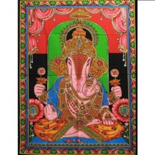 Wandbehang Bild Ganesh Indien