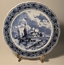 großer Wandteller Delfts