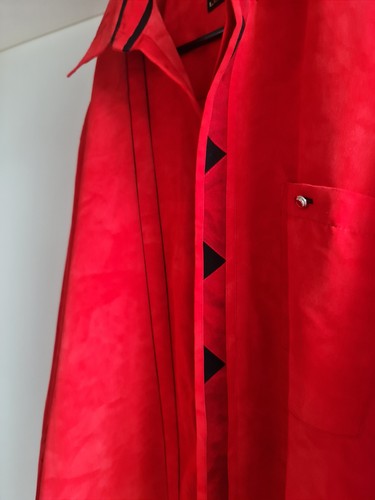 Leche herrenhemd 44 rot - leche,