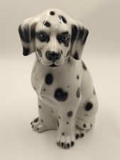 Porzellan Hund Dalmatiner 33cm Hoch Gepunktet Figur Tier Keramik Dekoration 