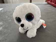 Kuscheltier Robbe Weiß