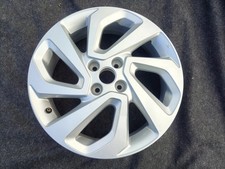 1x Alufelge 17 Zoll 5.0" 4x100 40ET Glanz Schwarz Toyota Aygo X Rim Wheel