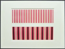JOSEF ALBERS  Siebdruck/Serigrafie 1963  " Form & Farbe "