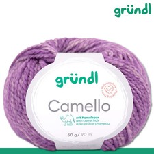 Gründl 50 g Camello Naturgarn Kamelhaar Schurwolle Wolle Garn Stricken 7 Farben