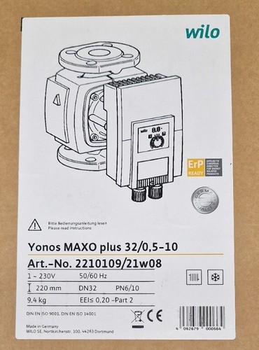 Wilo yanos maxo - yanos, plus