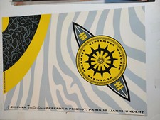 Plakat Lemon Design Kiel 1994 Siebdruck Neumann&Hinze Hamburg  A1 Original  TOP!