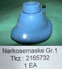 DRÄGER Spec Narkosemaske Gr1 Silikon Beatmungsmaske Anaesthe Mask Narkose MedVet