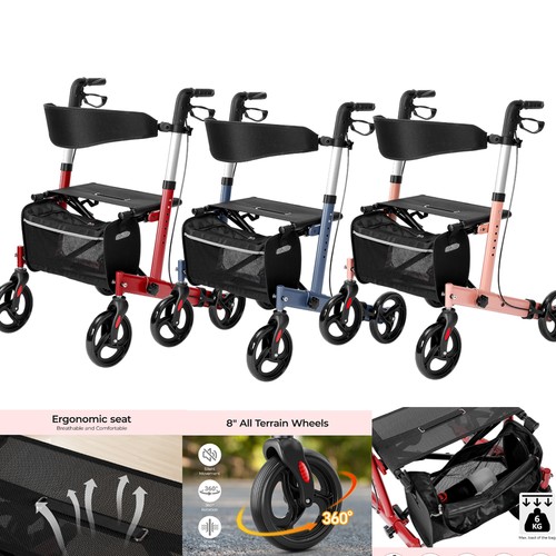 Rollator gehhilfe faltbar - rollator,